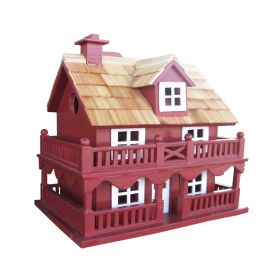 Novelty Cottage House (Color: Red)