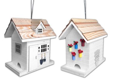 Potting Shed Feeder (Color: White)