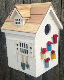 Potting Shed House (Color: White)