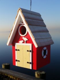 Dockside Cabin (Color: Red)