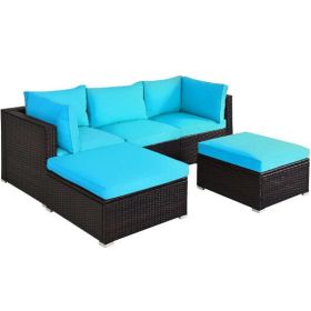 Raised Garden Bed Set (Color: Blue)