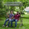 Electroplated Garden Swing Bench