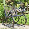 "Tatiana" Iron Rocking Garden Arm Chair