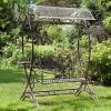 Electroplated Garden Swing Bench