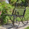 "Tatiana" Iron Rocking Garden Arm Chair