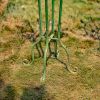 Set of 2 Tall Iron Basket Plant Stands