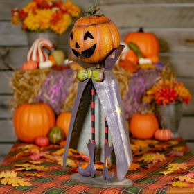 27" Tall Big Head Halloween Figurine (Character: Pumpkin Head)