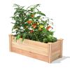 Untreated Cedar Wood Raised Garden Bed