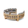 Circular Modular Deep Seating Set