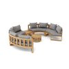 Circular Modular Deep Seating Thick Cushion Set