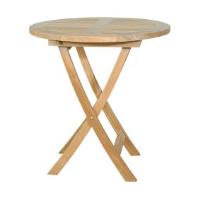 Bahama Round Bistro Folding Table (Size: Medium)