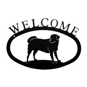 Dog Welcome Sign (Size: Small)