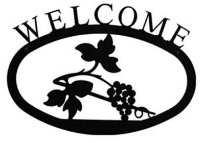 Grapevine Welcome Sign (Size: Large)