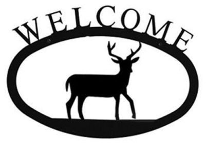 Deer Welcome Sign (Size: Large)