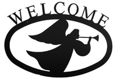 Angel Welcome Sign (Size: Large)