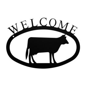 Cow Welcome Sign (Size: Small)