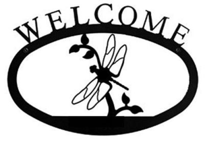 Dragonfly Welcome Sign (Size: Large)