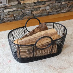 Wire Wood Baskets (Size: Small)