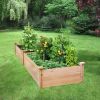 Cedar Wood Raised Garden Bed