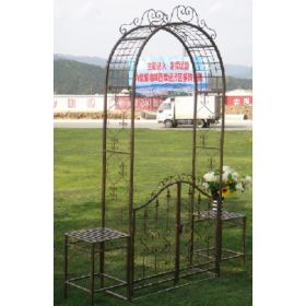 Genevieve Garden Gate Archway (Color: Antique Bronze)