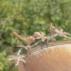 "Three Birds" Round Birdbath