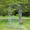 Stephania Garden Arch with Side Plant Stands