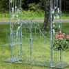 Stephania Garden Arch with Side Plant Stands