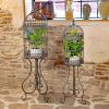 Set of 2 Victorian Style Birdcage Planters  "Copenhagen 1843"