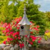 "Chelsea" 64.75" Tall Iron Birdhouse Stake