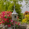 Verona Iron Birdhouse on Stake