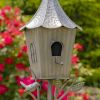 Verona Iron Birdhouse on Stake