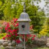 Ava Iron Birdhouse on Stake