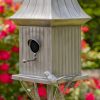 Ava Iron Birdhouse on Stake