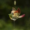 Five Tone Hanging Acrylic Chickadee Ornament with Diamond Dangle