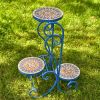 International City Mosaic Plant Stands