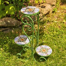 International City Mosaic Plant Stands (Pattern: Sydney)