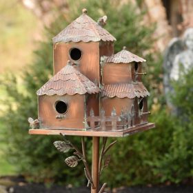 Tall Country Style Multi-Home Birdhouse (Style: Plumsteadville)