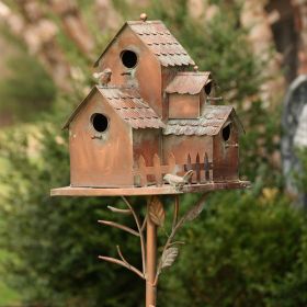 Tall Country Style Multi-Home Birdhouse (Style: Doylestown)