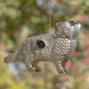 Galvanized Hanging Animal Shaped Birdhouses