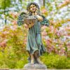 Angel Statue with Birdbath "Jazmin"