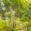 Long Antique Bronze Rain Chain in Fun Shapes