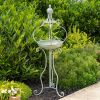 Birdbath with Ceramic Sailor Ball Accent "Mizu"