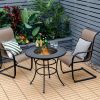 4-in-1 Fire Pit, BBQ Grate, Ice Bucket, & Dining Table