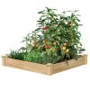 4x4 Untreated Wood Raised Garden Bed