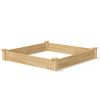 4x4 Untreated Wood Raised Garden Bed