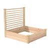 4x4 Untreated Wood Raised Garden Bed