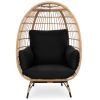 Oversized Wicker Rattan Egg Chair