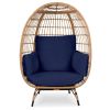 Oversized Wicker Rattan Egg Chair