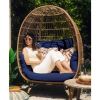 Oversized Wicker Rattan Egg Chair