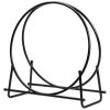 Round Steel Hoop Firewood Storage Rack